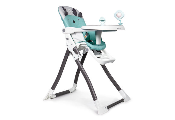 Kinderstoel - eetstoel baby - inklapbaar - 48x68x94 cm - mint