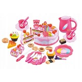 Speelgoed eten - taart set - 80 delig - roze