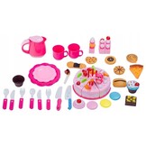 Speelgoed eten - taart set - 80 delig - roze