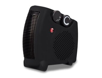 Ventilatorkachel - elektrische kachel - 1000 en 2000W - zwart