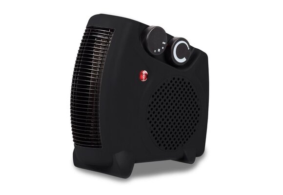 Ventilatorkachel - elektrische kachel - 1000 en 2000W - zwart