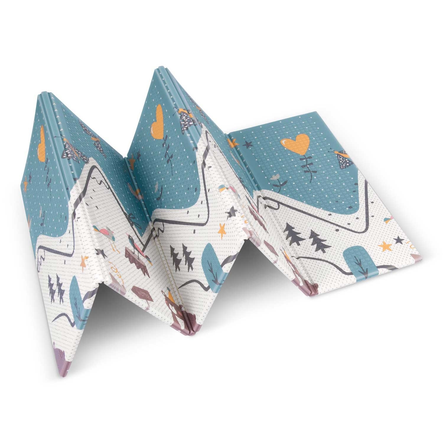 Speelmat baby - foam - opvouwbaar - 200x180x1cm - dubbelzijdig