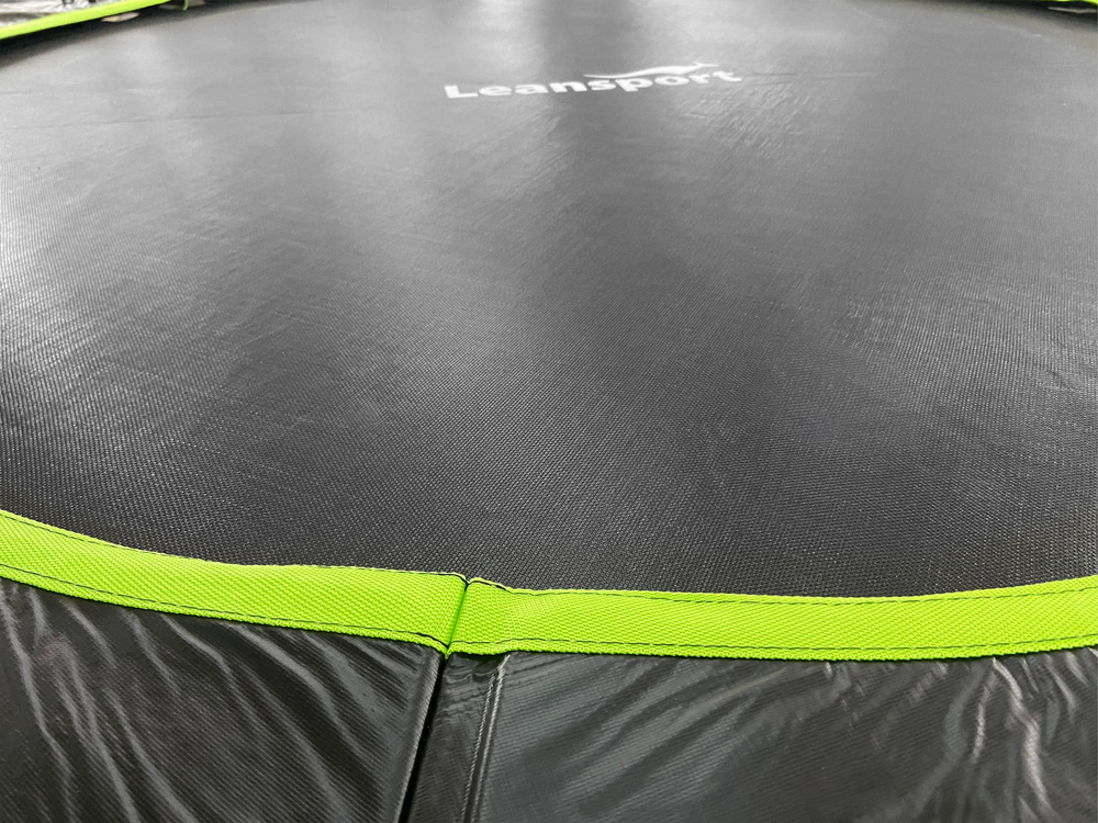 Trampoline - 244 cm - groen zwart - veiligheidsnet - tot 100kg