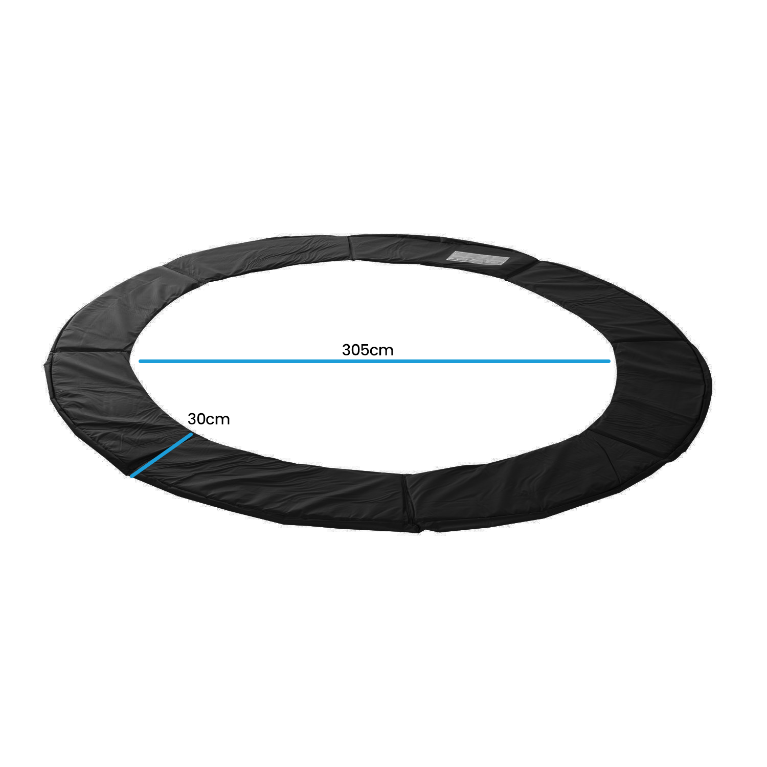 Trampoline rand afdekking - zwart - 305 cm