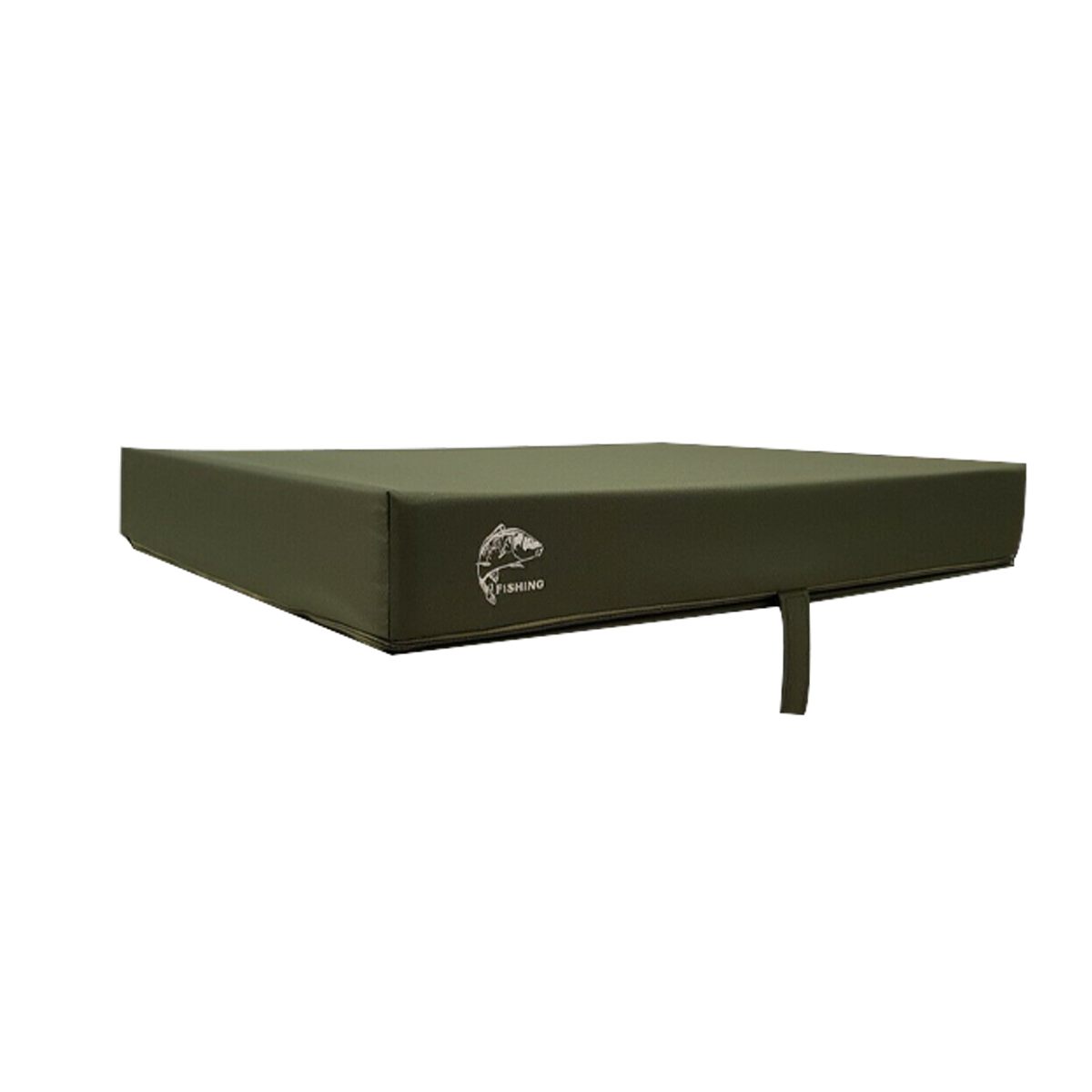 Logeermatras - camping matras - veld matras - opvouwbaar - 80 x 200 x 10 - donker groen
