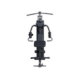 Krachtstation home gym zwart met 70 kg gewichten