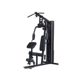 Krachtstation home gym zwart met 70 kg gewichten