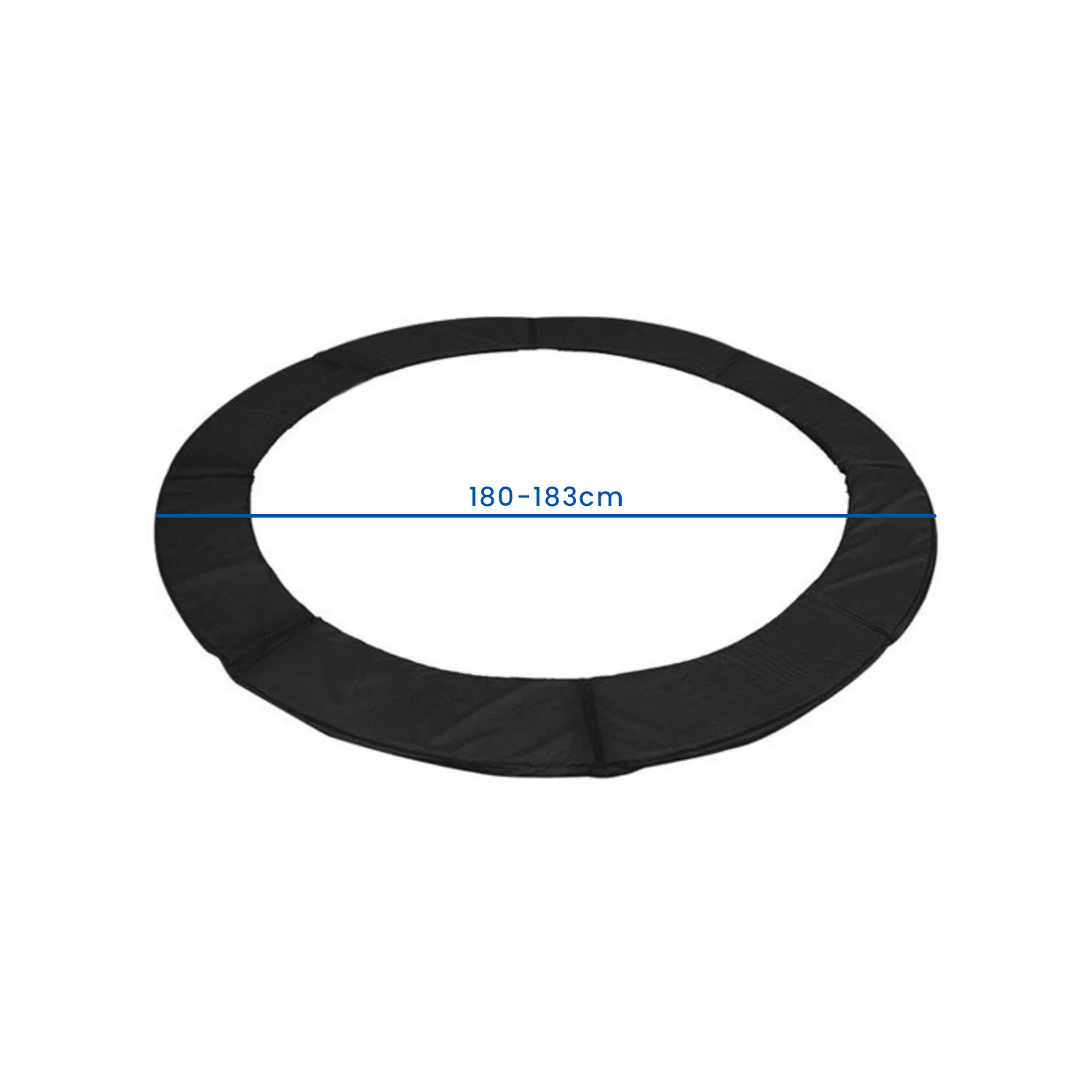Trampoline rand afdekking - zwart - 180 cm