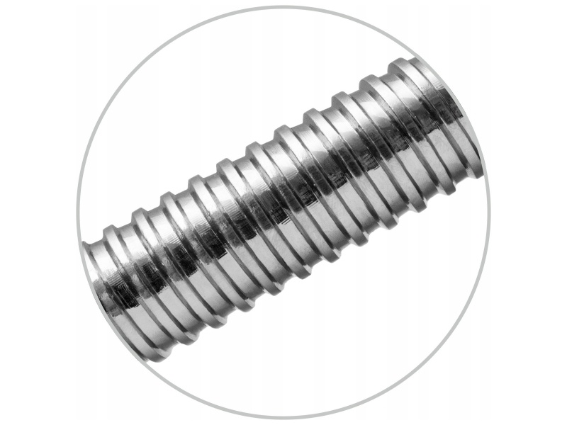 Halterstang - 25 mm - recht - met schroefklem - 120 cm