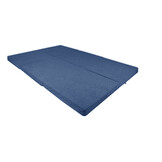 Opvouwbaar 2 persoons matras - Wasbare hoes - 195cm x 120cm x 7cm - Navy