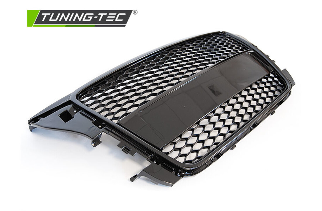 Grill geschikt voor Audi A3 (8P) - 04.08-07.12 - sport - glans zwart