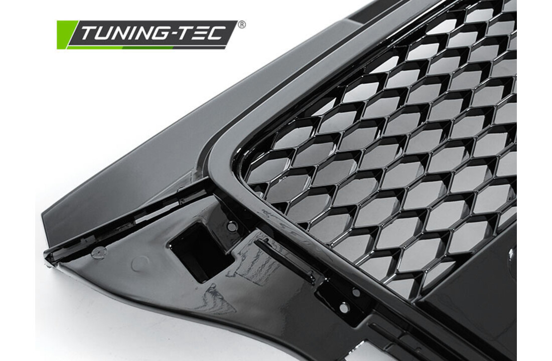 Grill geschikt voor Audi A3 (8P) - 04.08-07.12 - sport - glans zwart