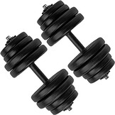 Halterset 30 kg - 2 halters van 15,75 kg - met schroefklemmen