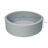 Ballenbak - 150 ballen - rond - 90x30 cm ballenbad - roze, blauw, gele (pastel) ballen