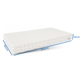 Matras 90x200 koudschuimmatras - H3 hardheid - wasbare hoes