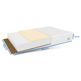 Matras 80x160 - koudschuim - 11cm - kokoslaag - ventilatie latex