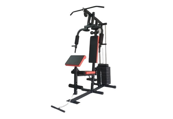 Krachtstation - home gym - met 45 kg gewicht - 138x103x200cm