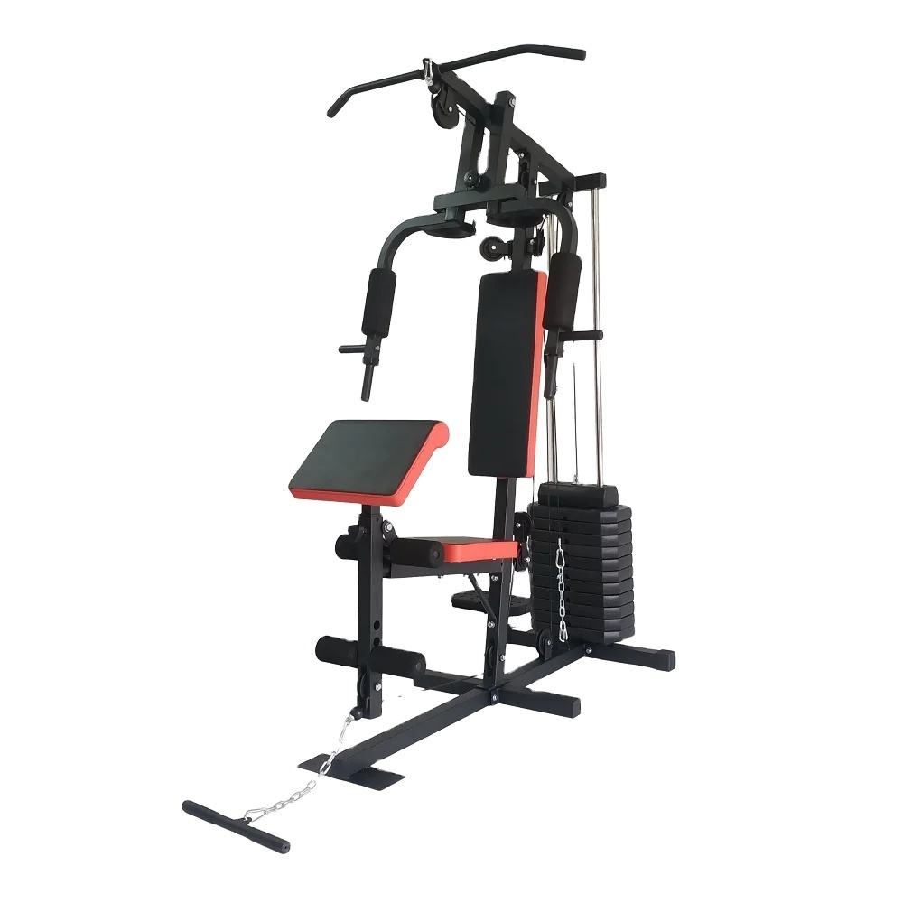 Krachtstation - home gym - met 45 kg gewicht - 138x103x200cm
