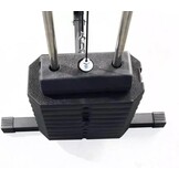 Krachtstation - Home gym -  met 45 kg gewicht - zwart-oranje