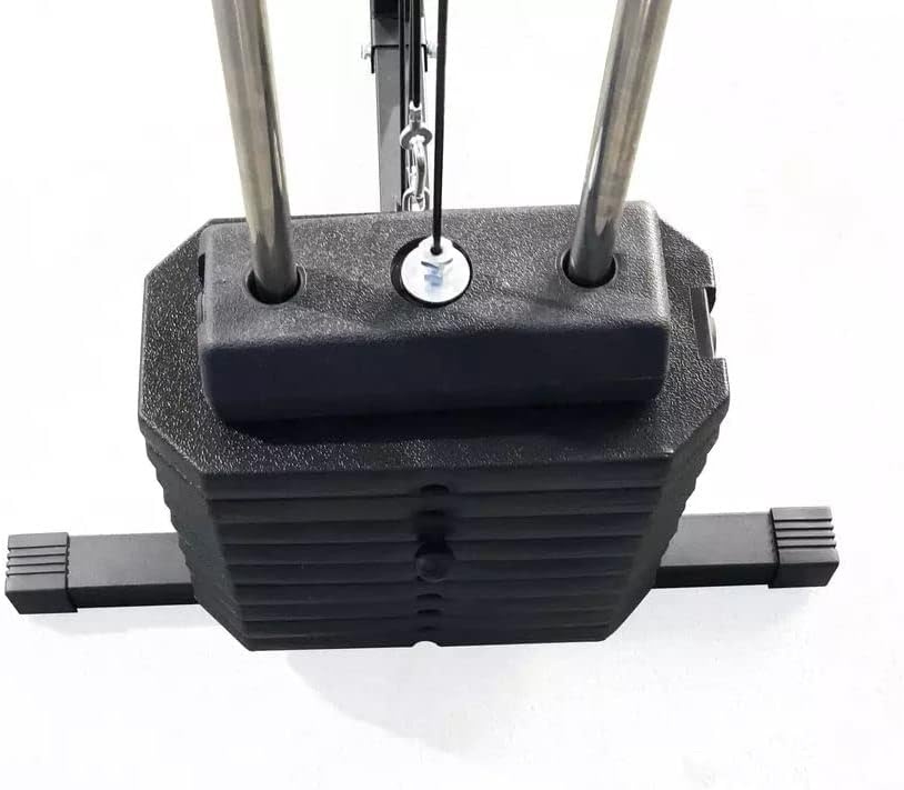 Krachtstation - Home gym -  met 45 kg gewicht - zwart-oranje