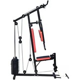 Krachtstation - Home gym -  met 45 kg gewicht - zwart-oranje