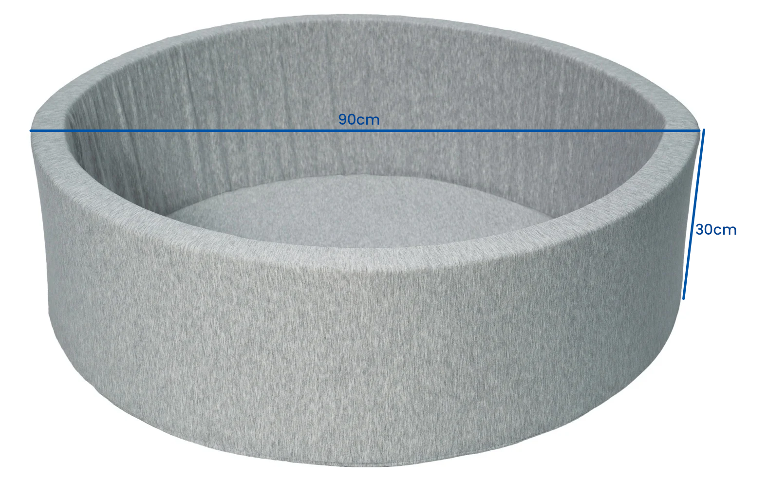 Ballenbak - 200 ballen - rond - 90x30 cm ballenbad - roze, blauw, gele (pastel) ballen