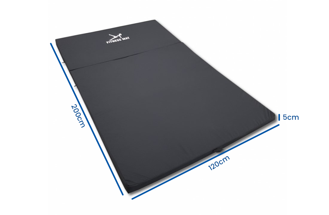Fitness matras opvouwbaar 120x200x5 waterdicht