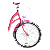 Meisjesfiets 24 inch stevig model roze van Dallas Bike