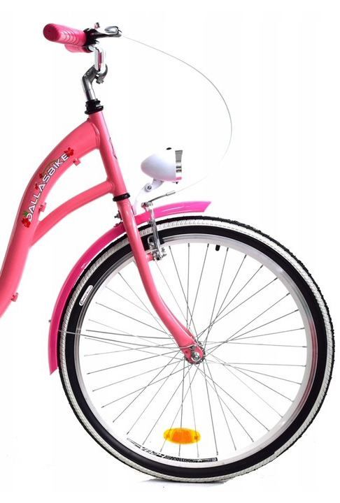 Meisjesfiets 24 inch stevig model roze van Dallas Bike