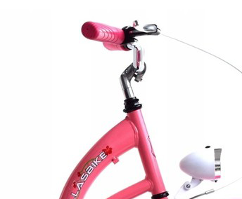 Meisjesfiets 24 inch stevig model roze van Dallas Bike