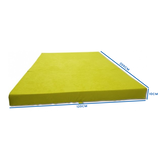 Logeermatras - camping matras - reismatras - opvouwbaar matras - 120 x 200 x 10 - groen