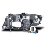 Koplampen dual halo rims geschikt voor BMW E90/E91 03 05-08 08 ANGEL EYES CHROOM