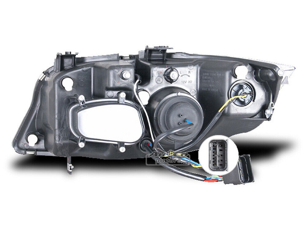 Koplampen dual halo rims BMW E90/E91 03 05-08 08 ANGEL EYES CHROOM