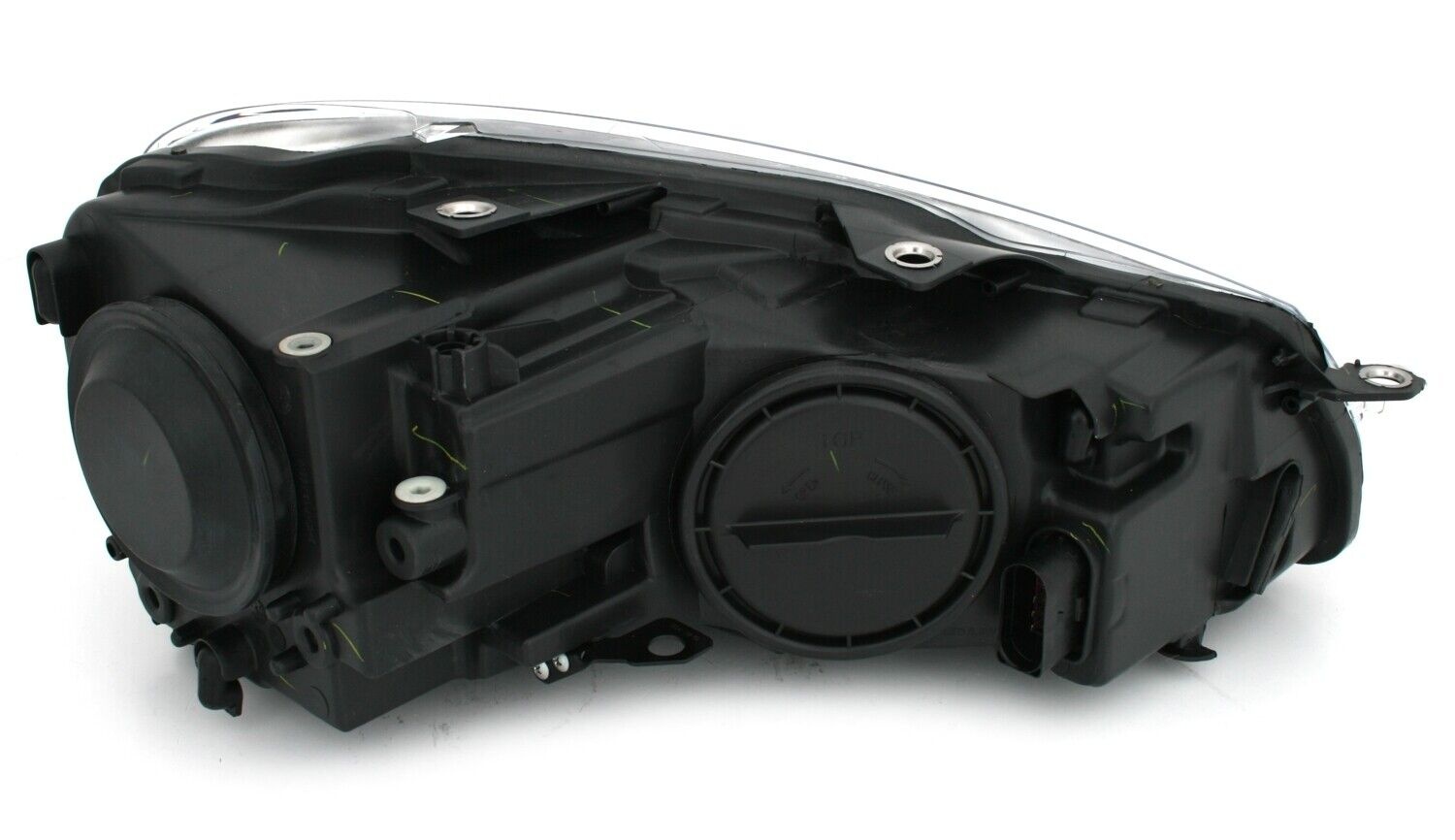 Koplampen dagrijlicht geschikt voor VW GOLF 6 10 08-12 ZWART TRU DRL