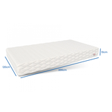 Koudschuim matras wit 120x200 cm H3 met Tijk hoes