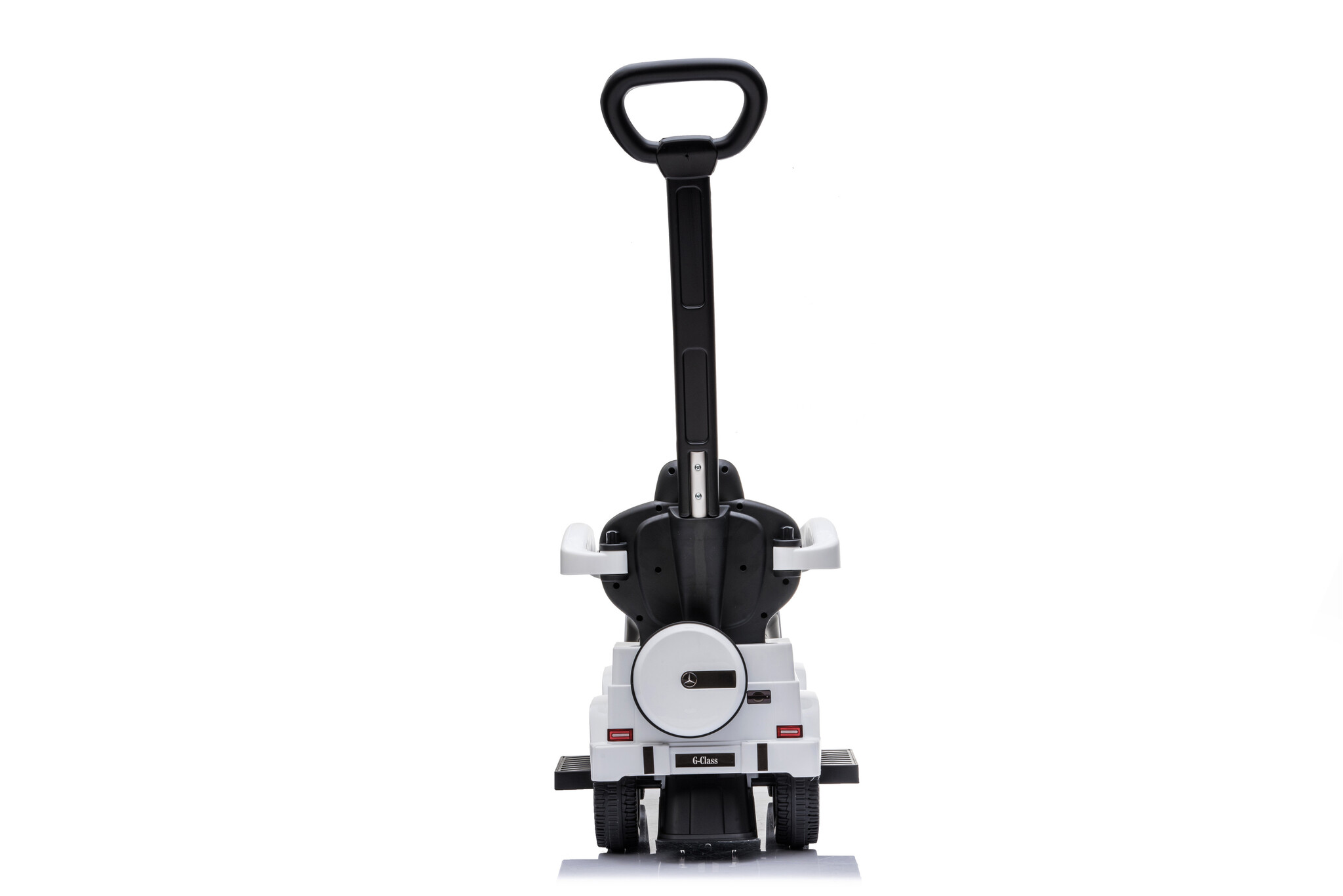 Loopauto - Mercedes Benz G350 - met duwstang - wit