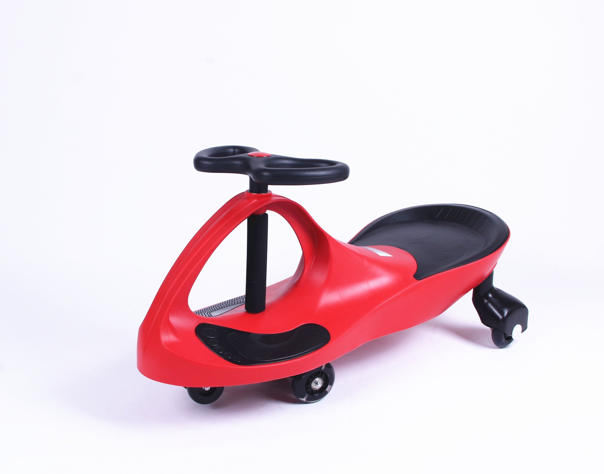 Wiggle car - wiebelauto - met LED-verlichte wielen - rood