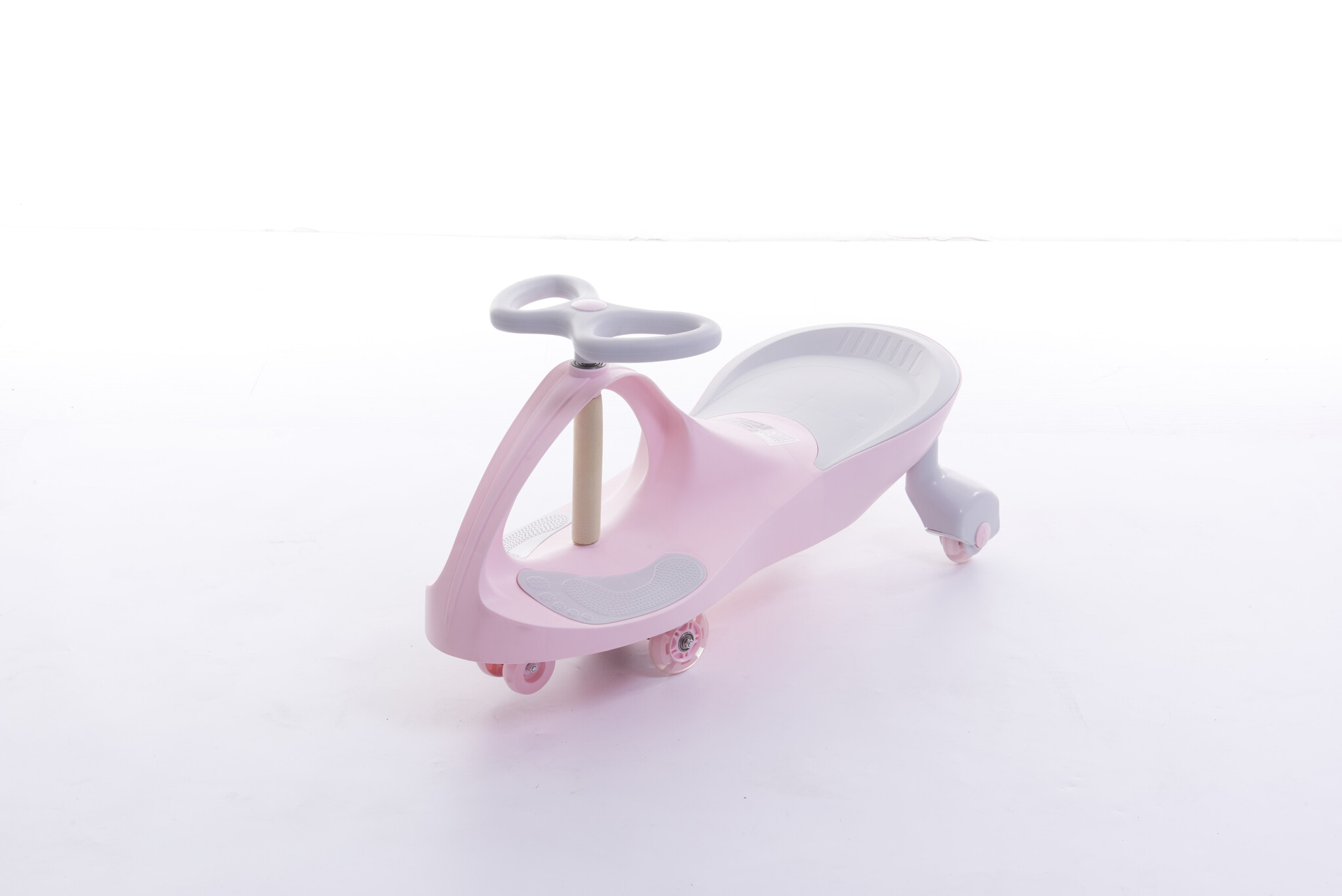 Wiggle car - wiebelauto - met LED-verlichte wielen - roze