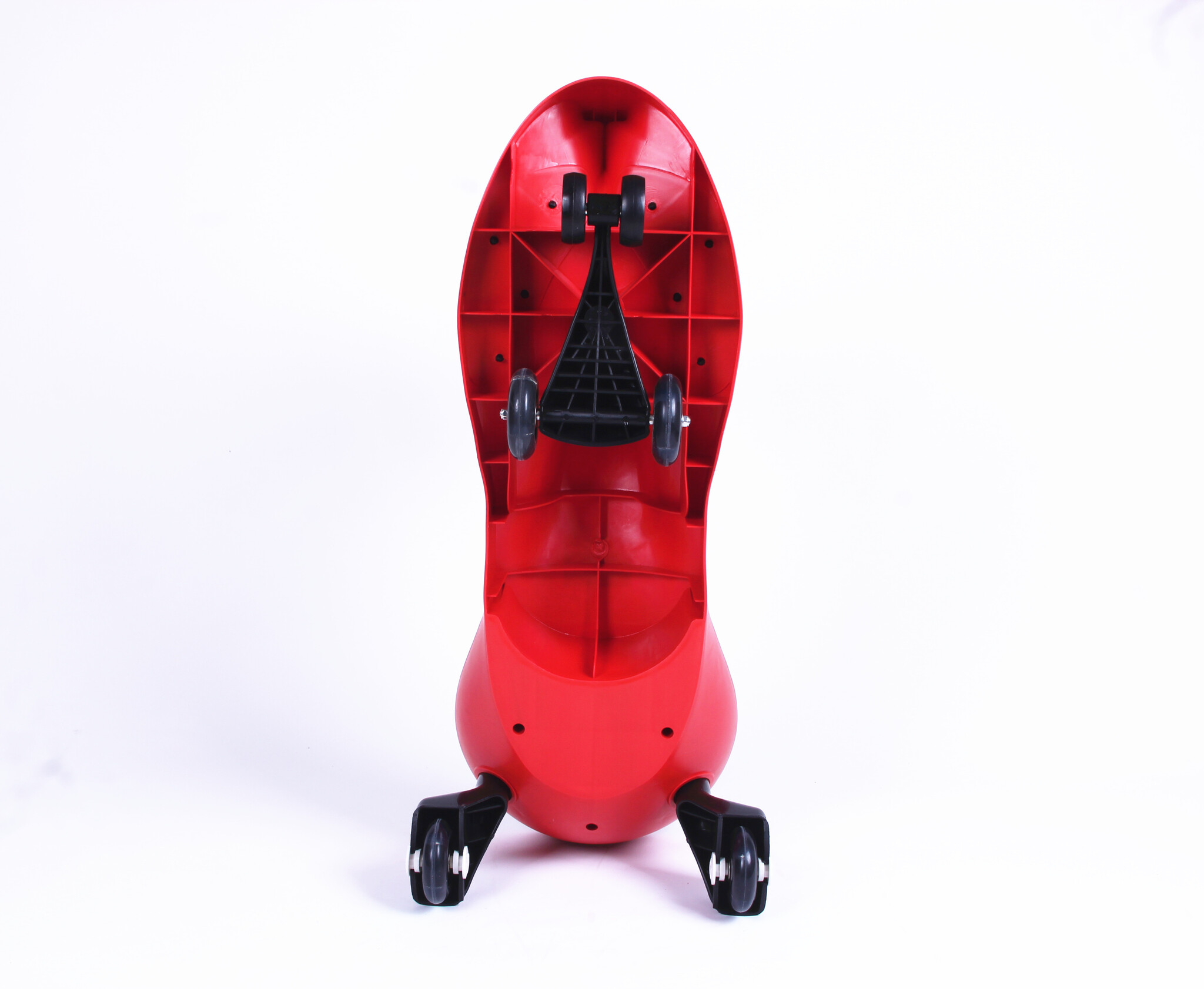 Wiggle car - wiebelauto - met LED-verlichte wielen - rood