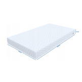 Koudschuim matras wit 140x200 cm H3 met tijkhoes