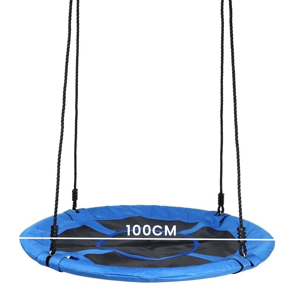 Nestschommel - 100 cm - Oxford Polyester - blauw