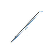 Halterstang  recht - 120 cm - met schroefklemmen - tot 120 kg