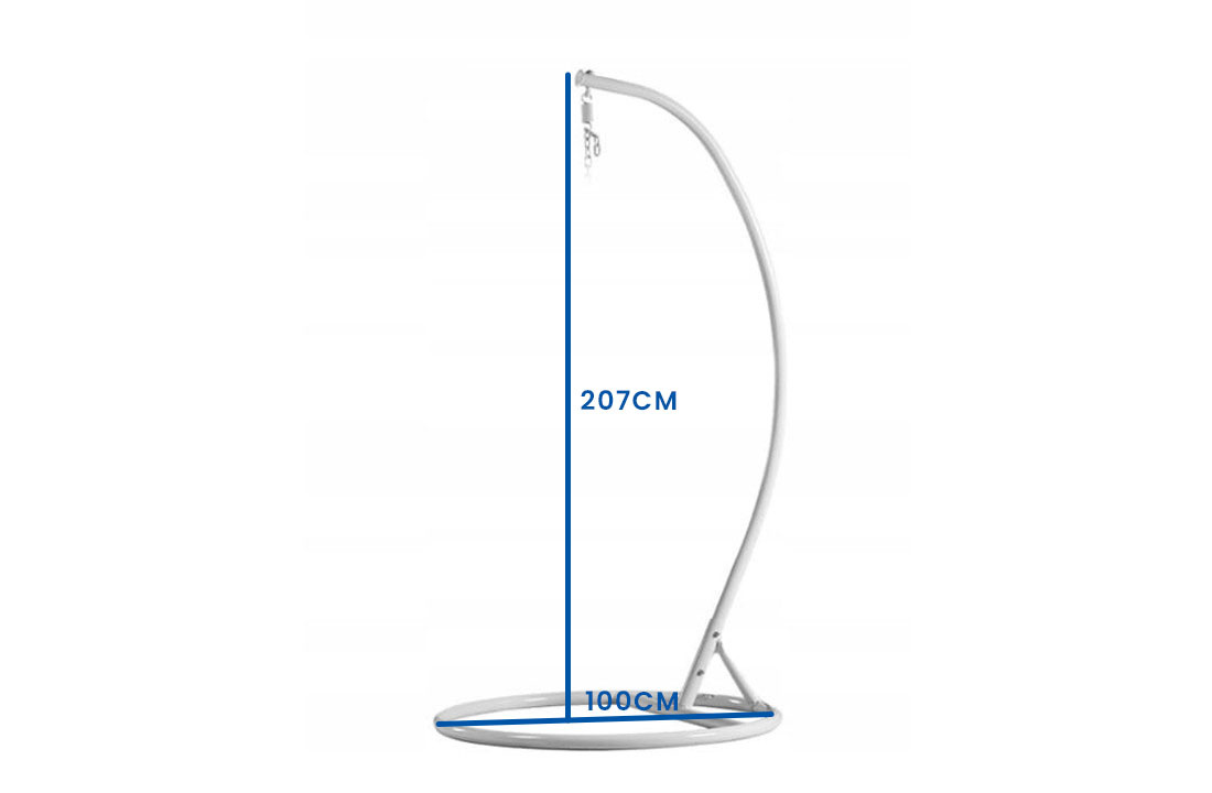 Hangstoel standaard - frame - ⌀ 100 cm - tot 125 kg - wit