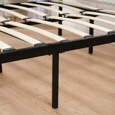 Metalen bedframe met lattenbodem- 160x200 - versierd