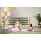 Foam speelset - 7-delig - met ballenbak en 100 ballen - roze