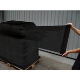 Handrollen rekwikkelfolie - zwart - 20 micron x 500mm x 300m