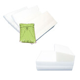 Luxe logeermatras - groen - camping matras - reismatras - opvouwbaar matras - 200 x 70 x 15 - met zwarte kussens