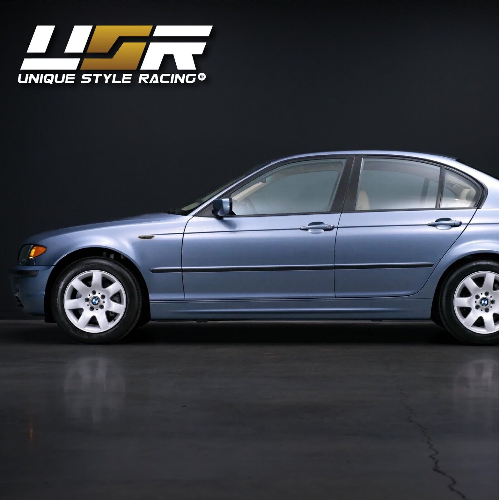 Zijkant knipperlichten geschikt voor BMW E60 / E61 / E46 / X3 ZWART