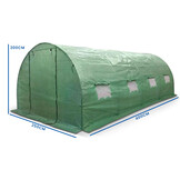 Tuinkas groen 2,5x4 m groen - 10m2 kweekkas van PE-folie