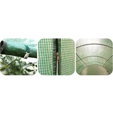 Tuinkas groen 2,5x4 m groen - 10m2 kweekkas van PE-folie